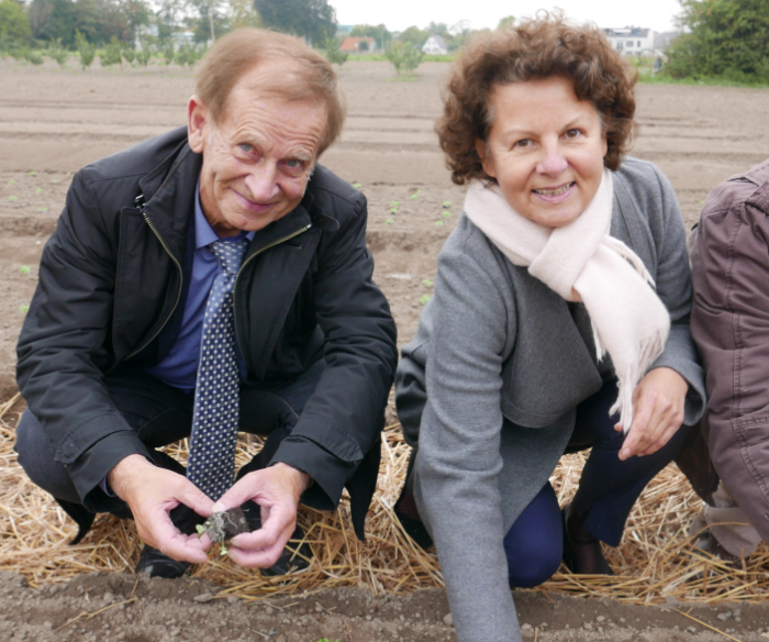 Jean-Paul Bastian et Françoise Buffet, adjointe au maire